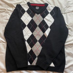 Y2K Argyle Sweater
